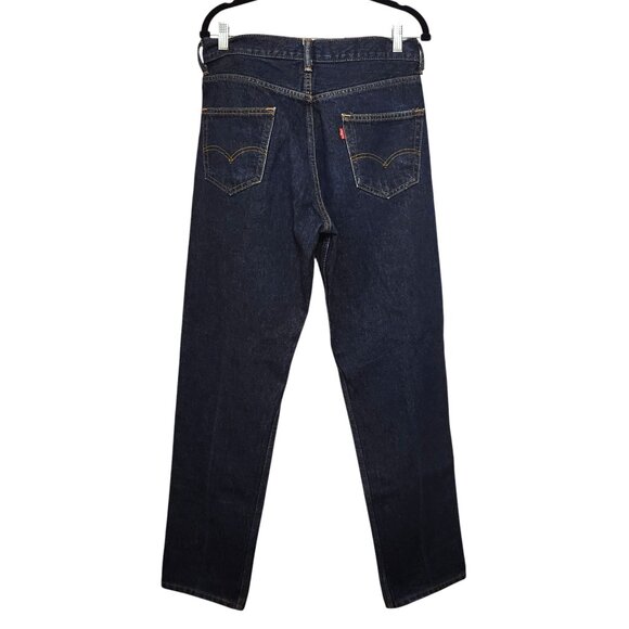 Levi's Blue Denim Straight Leg Jeans Size W 31 / L 34 - Picture 6 of 10